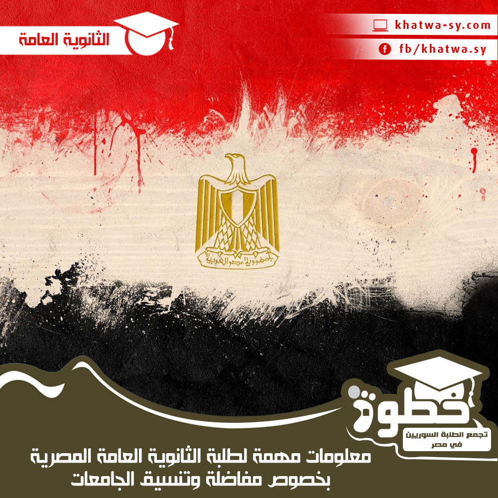معلومات هامة لطلبة الثانوية العامة المصرية بخصوص مفاضلة وتنسيق الجامعات
